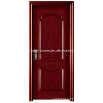 Porta de madeira maciça porta de madeira/Interior comercial preço com pintura MJ-216 da China Top 10 marca